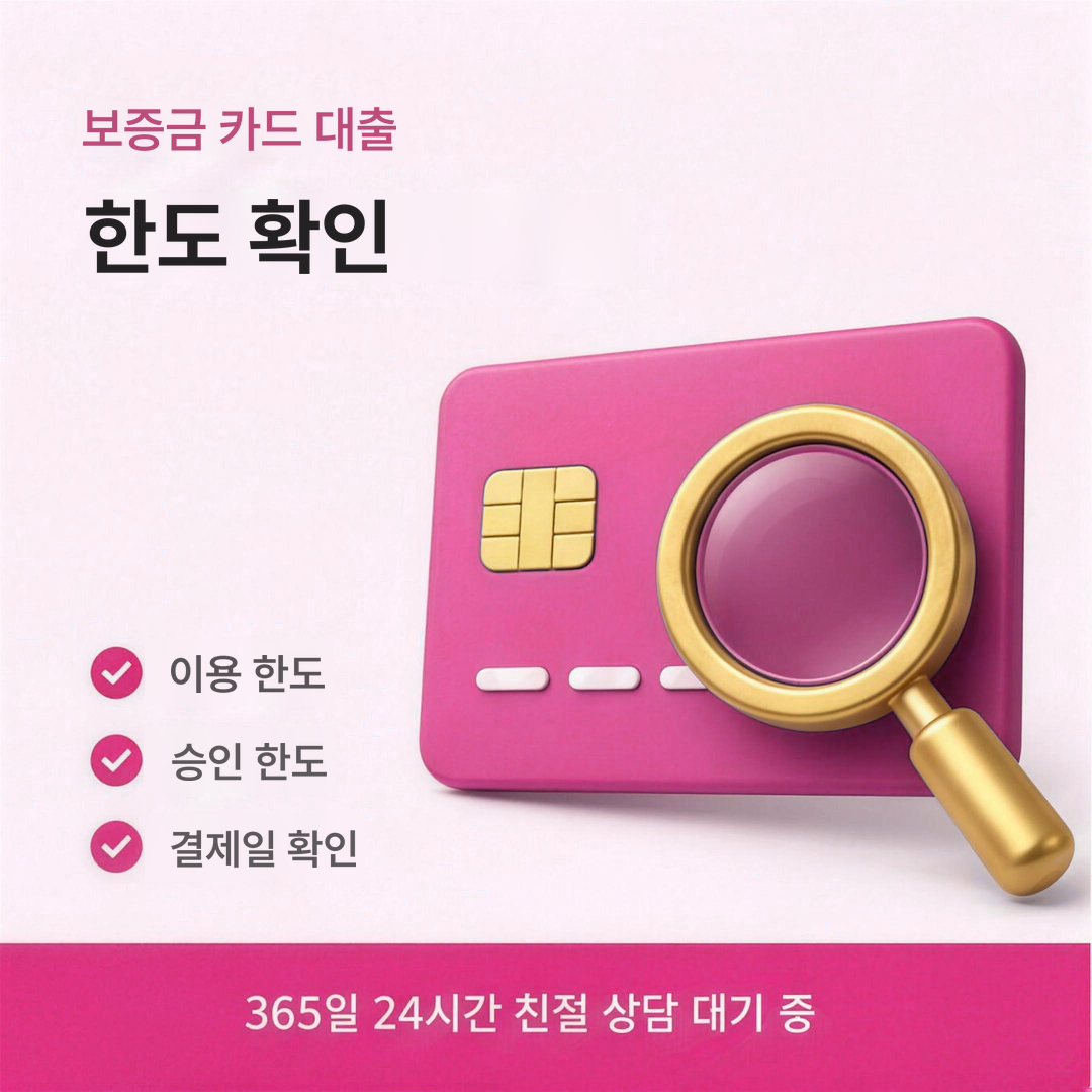 다음머니 보증금 카드 대출 상담 안내
